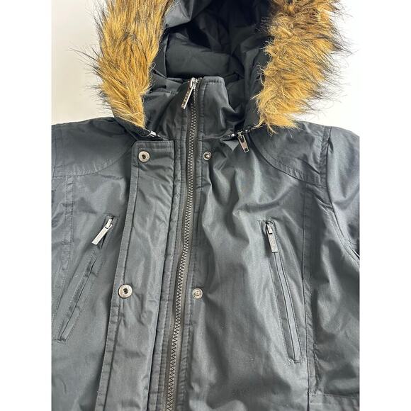 Coogi Kids Size 14 16 Black Winter Parka Puffer Coat Removeable Hood - Picture 7 of 13